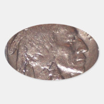 Buffalo Nickel Stickers
