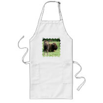 Buffalo Picture Long Apron