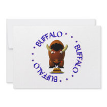 Buffalo with Beef on Weck and Buffalo Wings Custom Invites