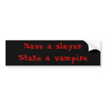 Buffy bumper fans bumper stickers