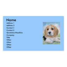 Buffy the Beagle Business Cards