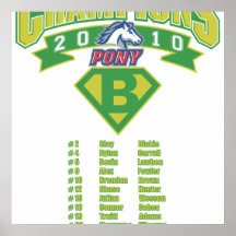 Buford Wolves 2010 Gwinnett Co. Champs Print