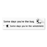Bug bumper sticker (light)