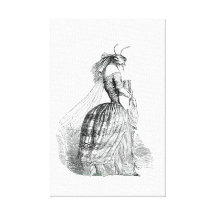 Bug Bustle Gallery Wrapped Canvas