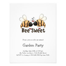 Buggin' You Too · Bee Sweet Personalized Invites