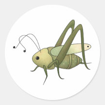 Buggin' You Too · Grasshopper Sticker