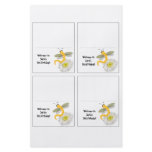 Buggy Placecards flyers