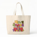 Bugs and Apples 4th Grade Tshirts and Gifts Tote Bag