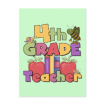 Bugs and Apples 4th Grade Tshirts and Gifts