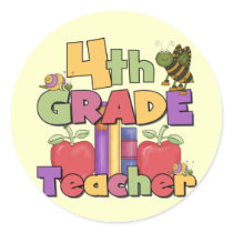 Bugs and Apples 4th Grade Tshirts and Gifts