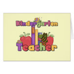 Bugs and Apples Kindergarten Teacher cards