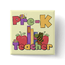 Bugs and Apples Pre-K Teacher Pins