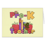 Bugs and Apples Pre-K Teacher Tshirts and Gifts Card