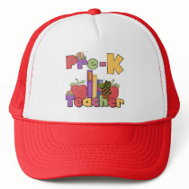 Bugs and Apples Pre-K Teacher Tshirts and Gifts Mesh Hat