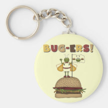 Bugs and Burgers Tshirts and Gifts Keychains