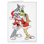 Bugs and Lola Mistletoe Kiss Greeting Card