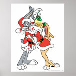 Bugs and Lola Mistletoe Kiss posters