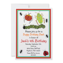 Bugs  Birthday Invitations