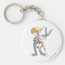 Bugs Bunny and Lola Bunny 2 Key Chain