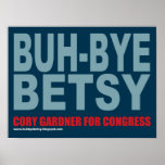 BUH BYE Betsy Markey POSTER posters