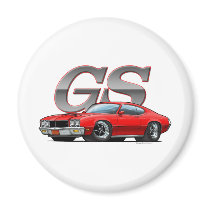 Buick GS_red Fridge Magnet