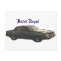 Buick:  Regal postcards