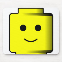 Building Blocks Heads mousepad