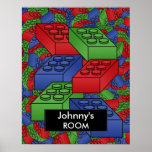 Building blocks Poster For a Kid's Room