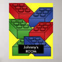 Building blocks Poster For a Kid's Room posters