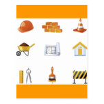 BUILDING construction vectors garcya assortment Post Card
