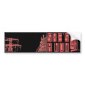 Building on Fire/Synth Bumper Sticker bumper stickers