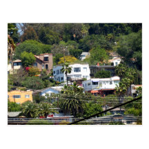 Buildings On The Mountain Postcard
