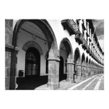 Buildings with arches personalized invitations