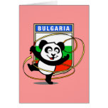 Bulgaria Rhythmic Gymnastics Panda cards