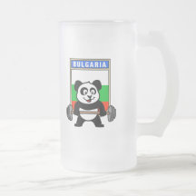 Bulgaria Weightlifting Panda Coffee Mug