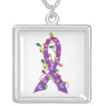 Bulimia Christmas Lights Ribbon Necklaces