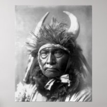 Bull Chief -- Apsaroke: 1908 Print