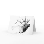 Bull Elk Greeting Card