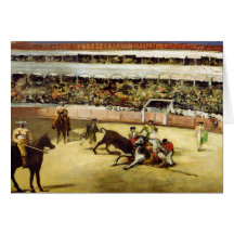 Bull Fight, 1865 Cards