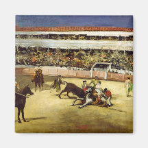 Bull Fight, 1865 Magnets