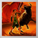 Bull Fighter And El Toro posters