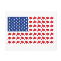 Bull-Flag Postcard
