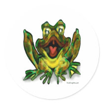 Bull Frog Sticker