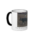 Bull, Grab the bull by its horns and Go For It! mugs