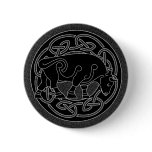 Bull of Prosperity - Celtic Knotwork Button