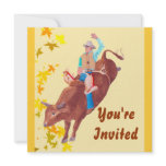 Bull Rider ~ I Love Rodeo invitations
