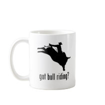 Bull Riding Coffee Mugs