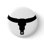 bull skull buttons