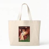 Bull Terrier 1 - Seated Angel Canvas Bag