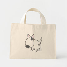 Bull Terrier - bully_illu_bruno_3c Bag